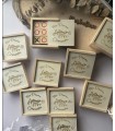 Juego 3 en raya de madera personalizado