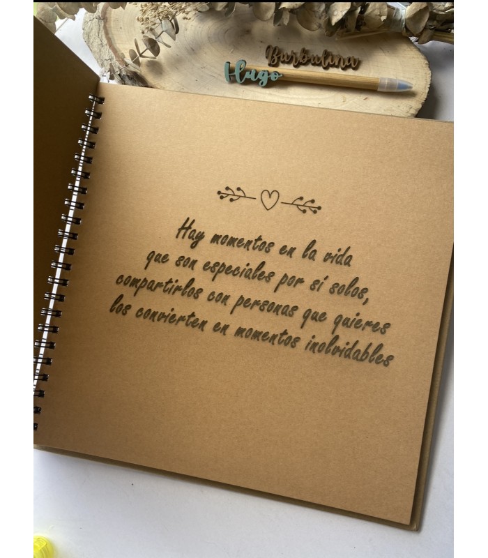 Libro de firmas con boli