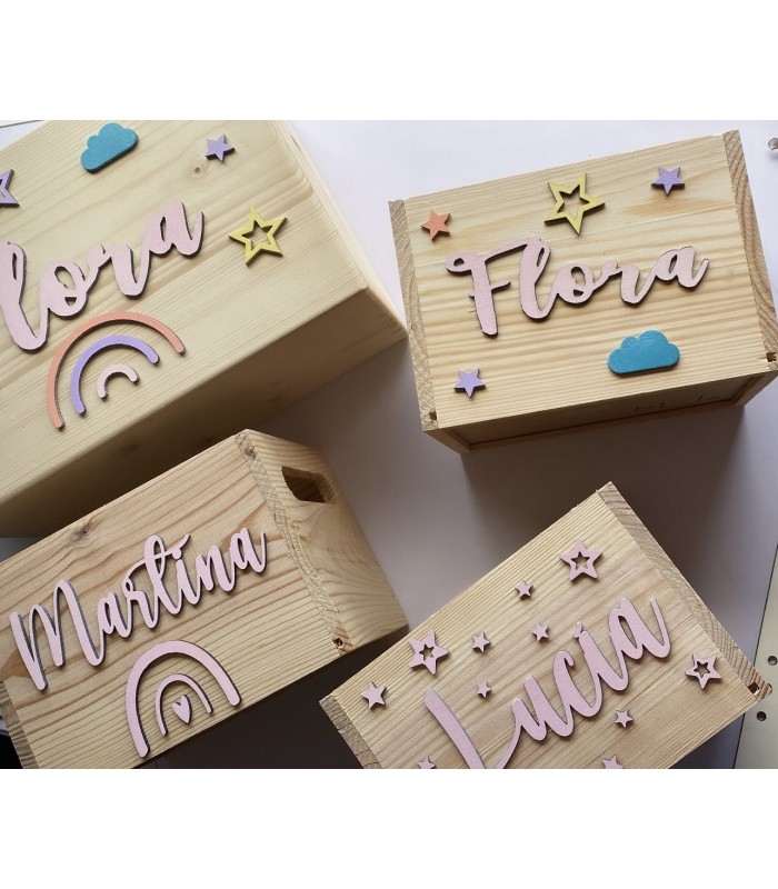 Caja de Madera Personalizada Regalos y Eventos