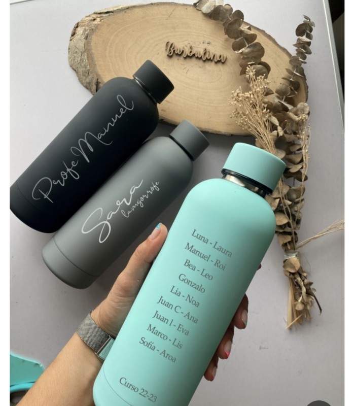 Botella térmica personalizada para profe