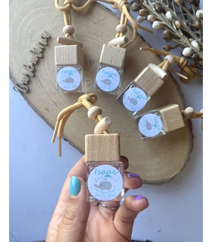 Ambientador coche personalizado bautizo o comunión