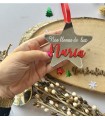 Estrella espejo navidad con nombre