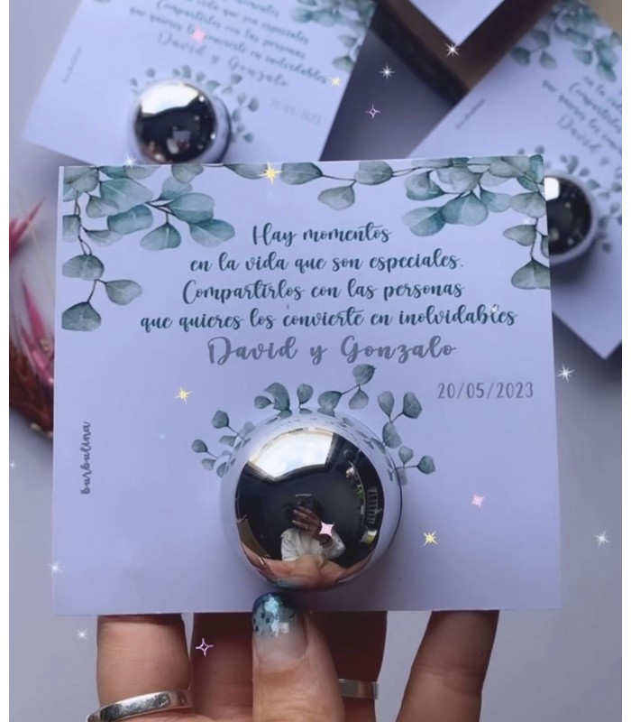 Labial  bola personalizado bautizo