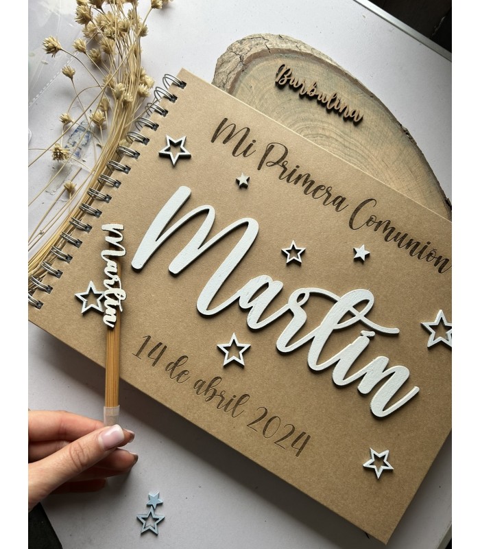 Libro de firmas modelo “estrellas”
