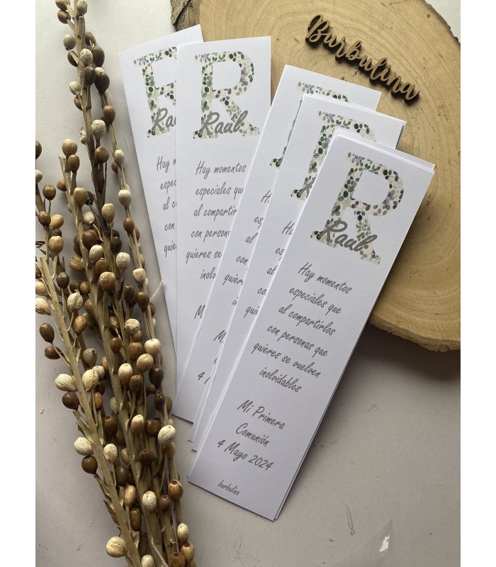 Marcapáginas con boli modelo eucalipto