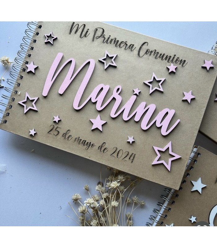Libro de firmas modelo “estrellas”