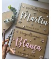 Libro de firmas modelo “estrellas”