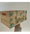 Caja Regalo Bebé Safari Personalizada de Madera