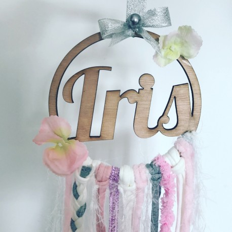 Atrapasueños 60 cm modelo "Pétalos"