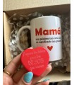 Taza y labial regalo mamá