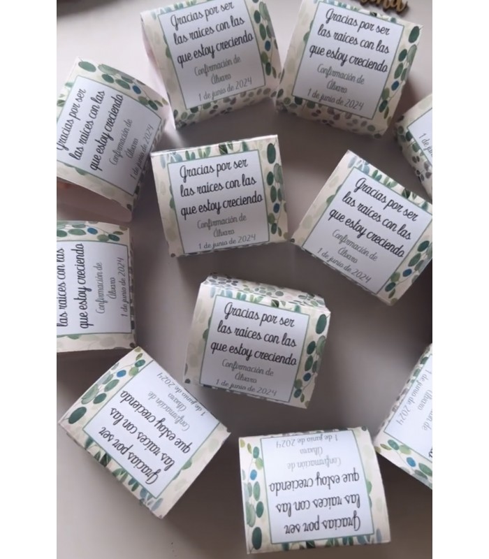 Maceta con semillas para invitados