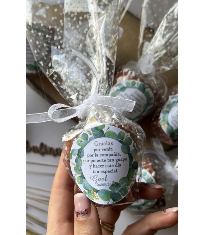 Maceta con semillas para invitados