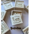Juego 3 en raya de madera personalizado