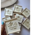 Juego 3 en raya de madera personalizado