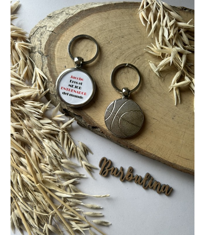 Taza y llavero personalizado para entrenador