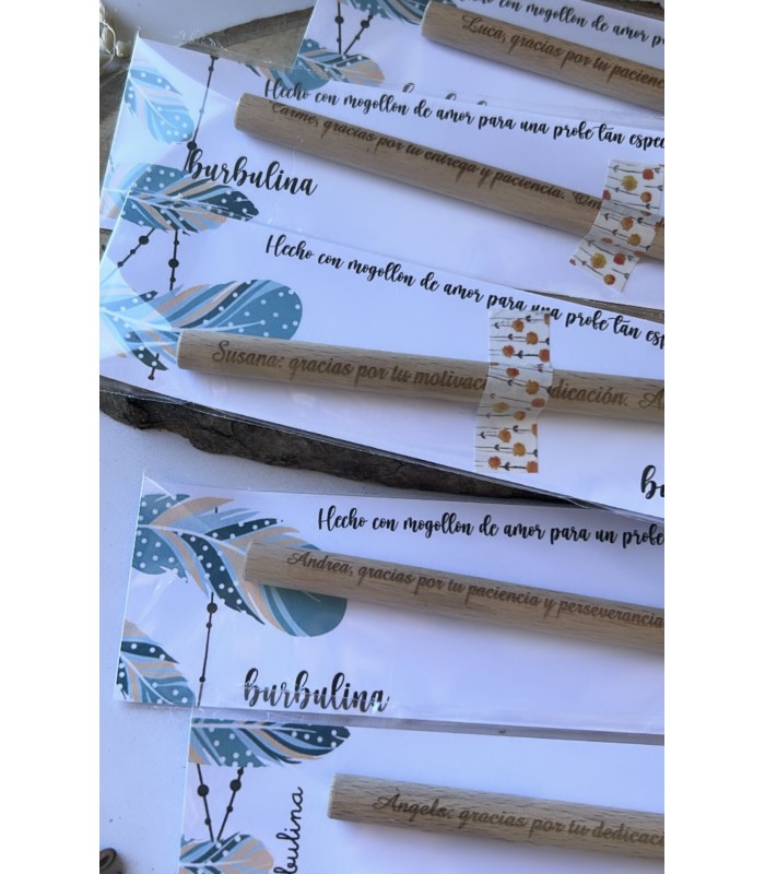 Boli de madera para profe