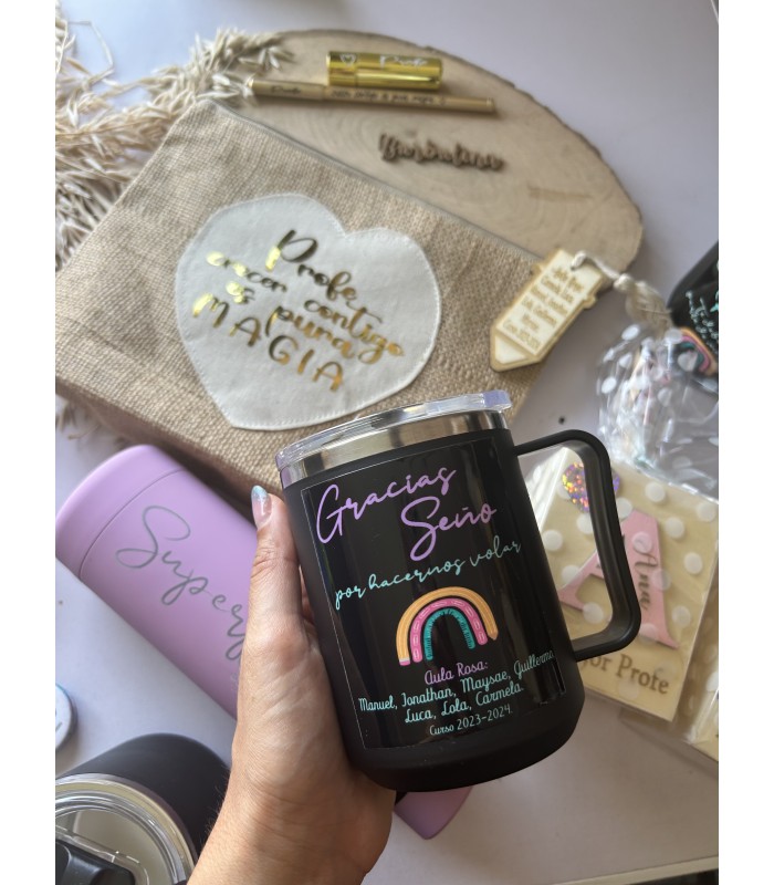 Taza térmica para profe