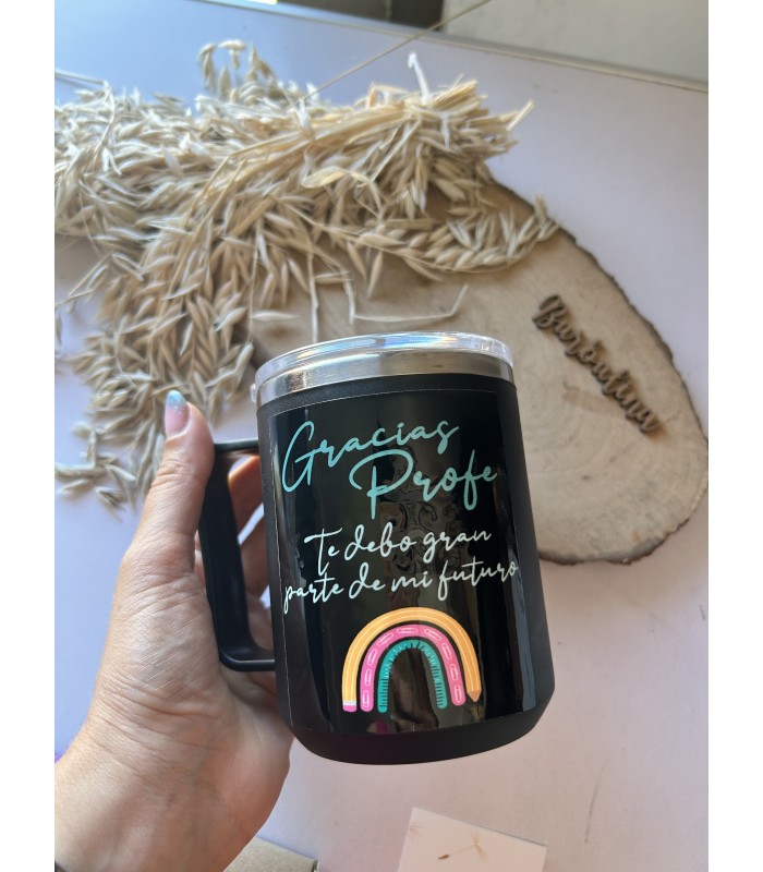 Taza térmica para profe