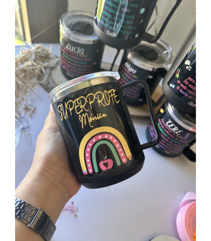 Taza térmica para profe