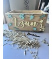 Caja Regalo Bebé Safari Personalizada de Madera
