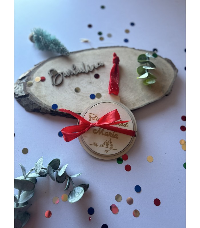 Bola navidad para regalar dinero