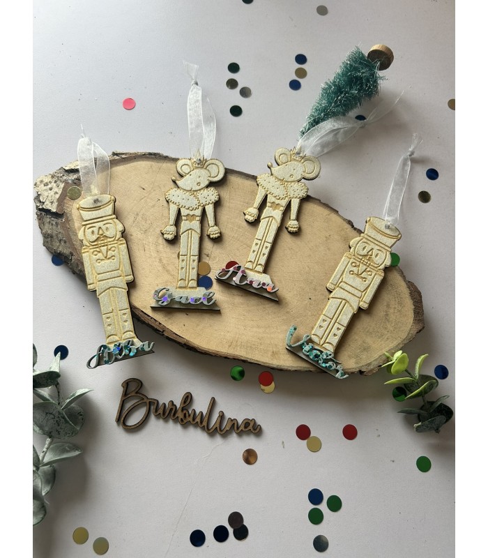 Cascanueces personalizado para árbol de navidad