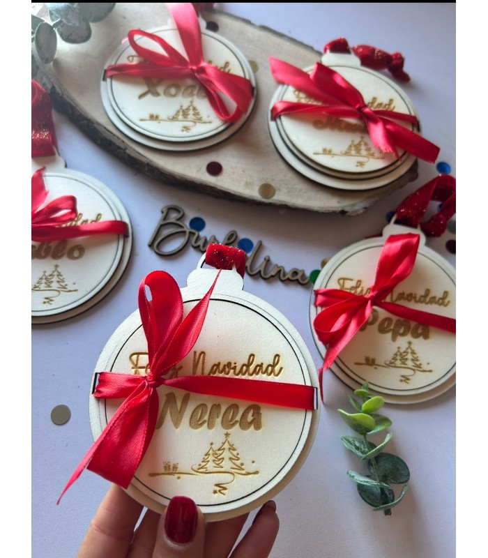 Bola navidad para regalar dinero