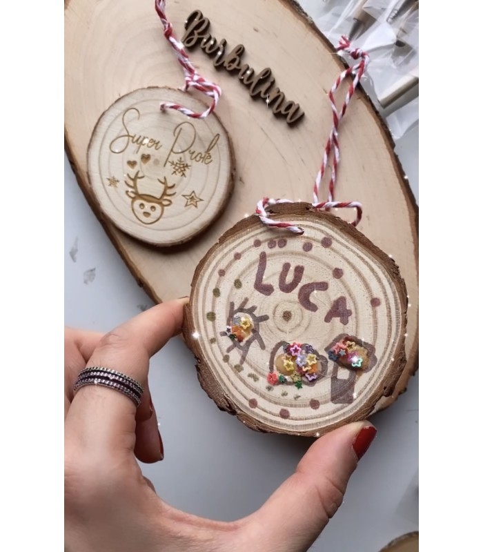 Adorno de madera para profe