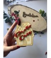 Casita de jengibre con dedicatoria