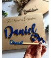 Libro de firmas modelo “fútbol pelota y botas”