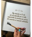 Libro de firmas cumpleaños o aniversario