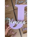 Inicial con nombre decorativo