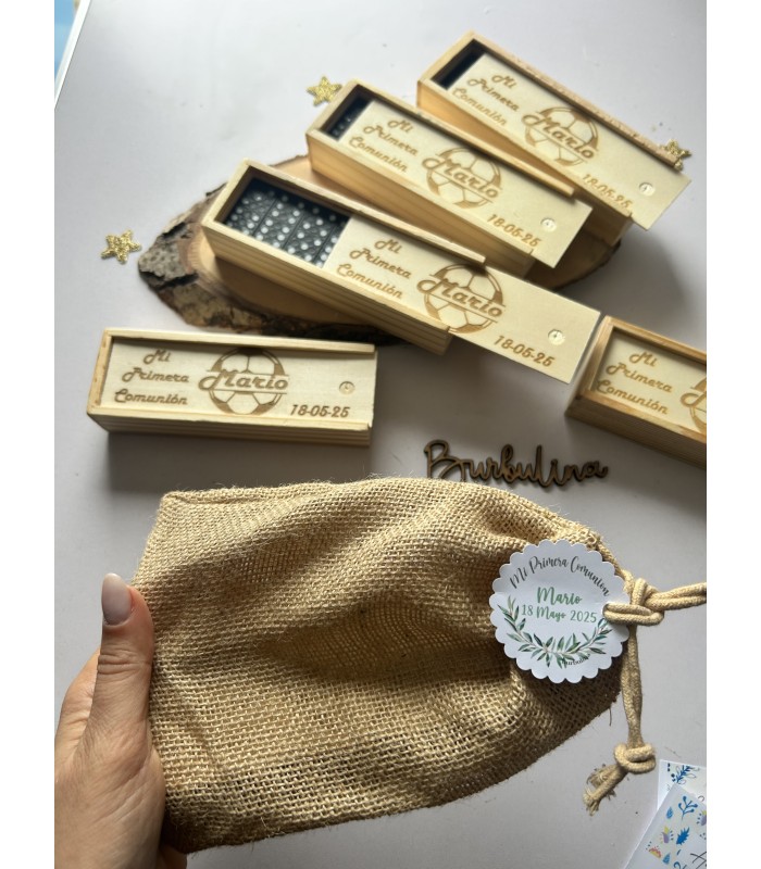 Dominó personalizado modelo fútbol