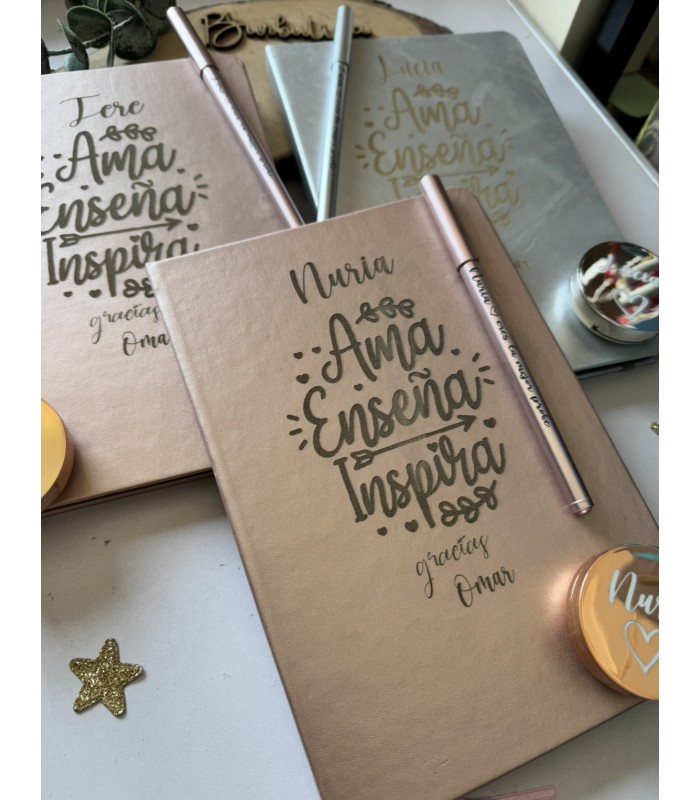 Pack regalo profe de bloc, boli y labial