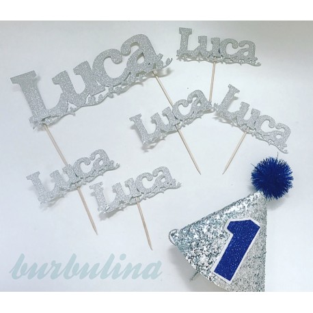 Cake Topper Grande y 10 minis