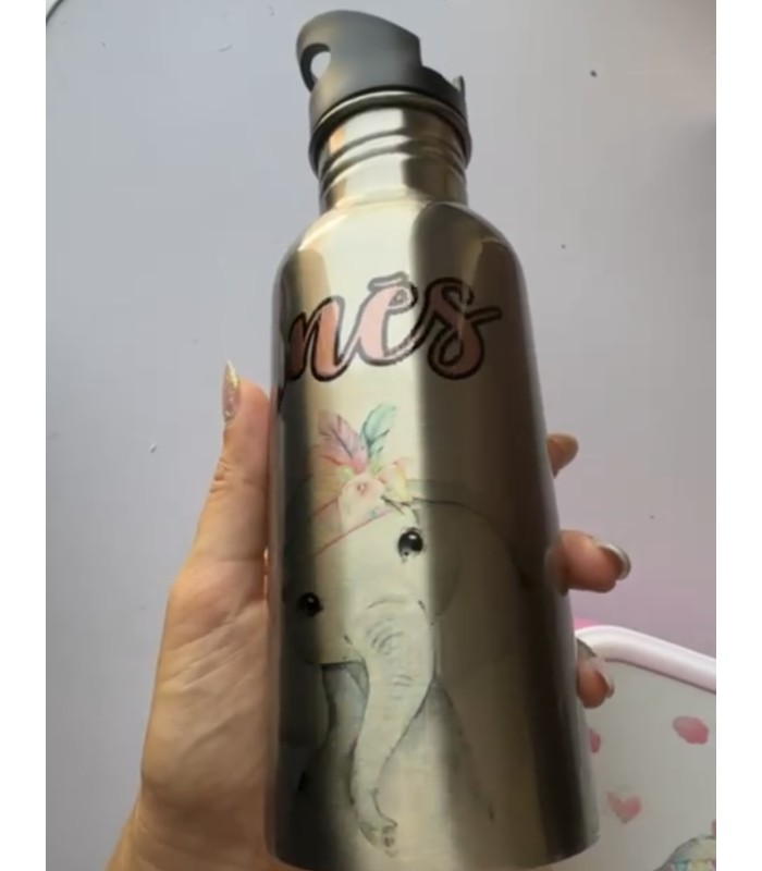 Botella infantil con nombre