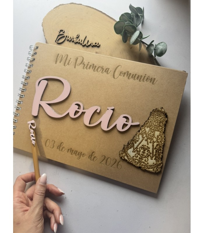 Libro de firmas modelo virgen del Rocío