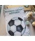 Lámina huellas primera comunión modelo futbol