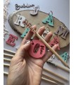 Llavero y lápiz con nombre