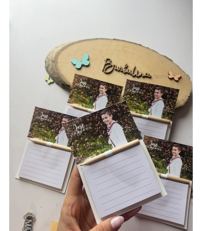 Block de notas con imán personalizado