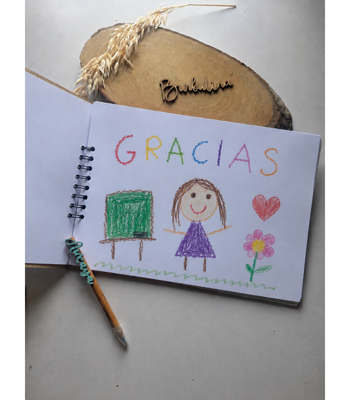 Libro de firmas regalo profe