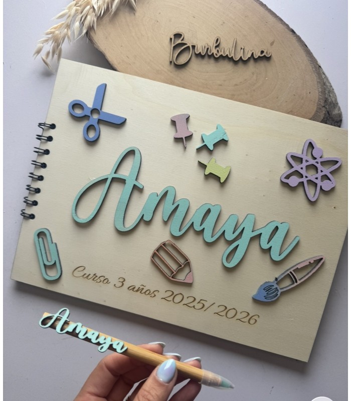Libro de firmas regalo profe