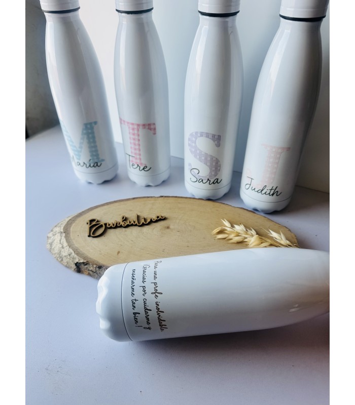 Botella personalizada para profe
