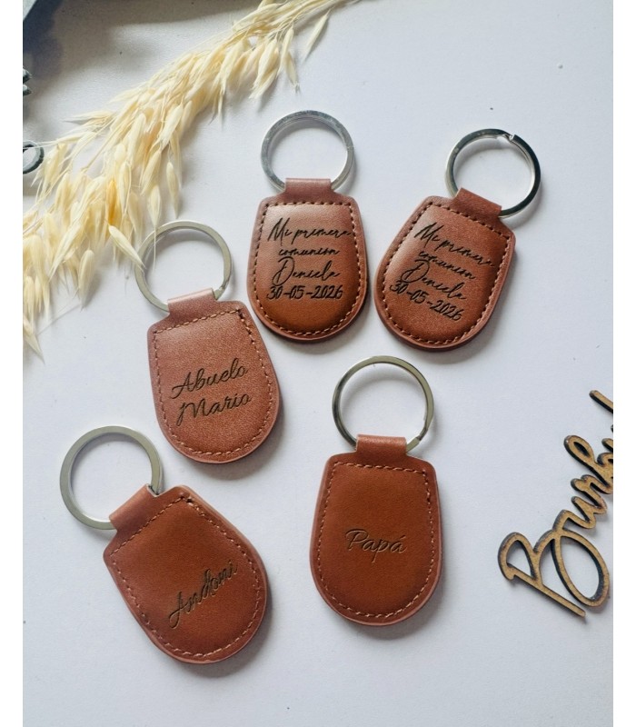 Llavero polipiel personalizado