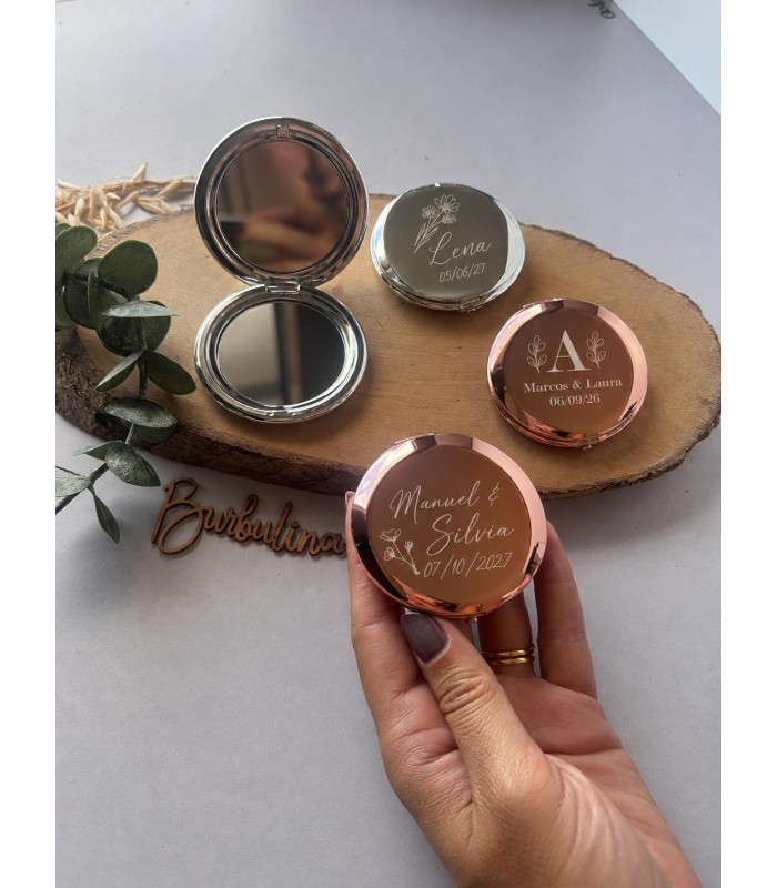 Espejo recuerdo para invitadas