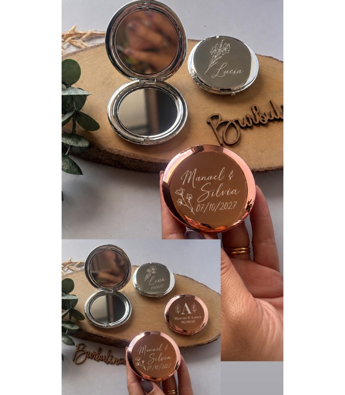 Espejo recuerdo para invitadas