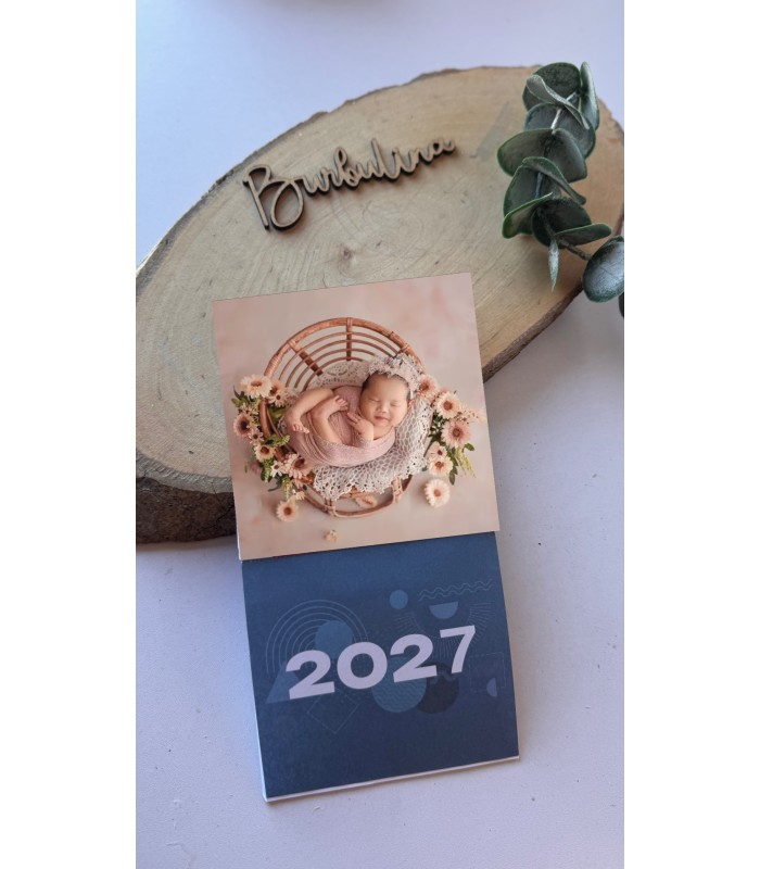 Calendario 2027 con foto e imán para la nevera