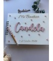 Libro de Firmas de Madera para bautizo o comunión