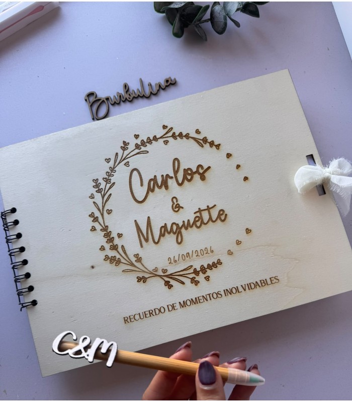 Libro de firmas para boda