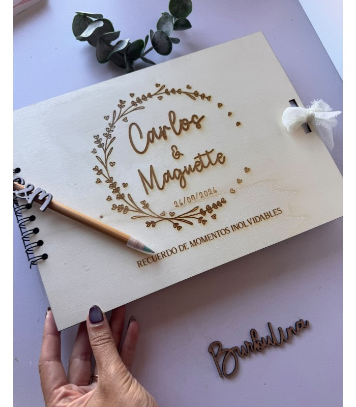Libro de firmas para boda